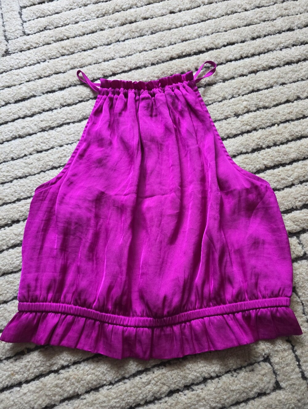 Express Satin Crop Top